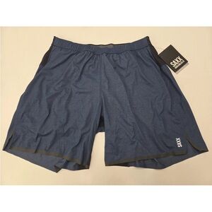Saxx Pilot 2N1 Short Blue Size M Mens NEW